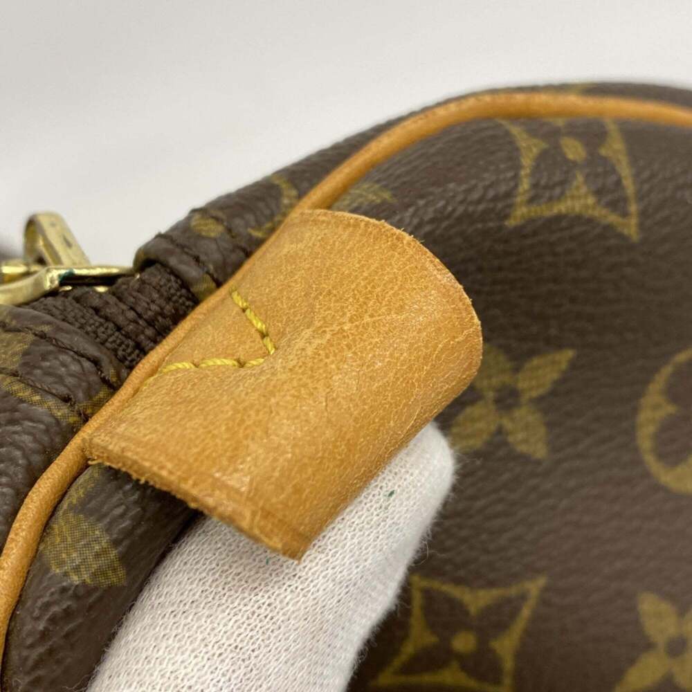 LOUIS VUITTON Brown Monogram Keepall 55 Boston Bag - Picture 11 of 13